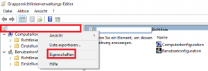 GPO - Eigenschaften