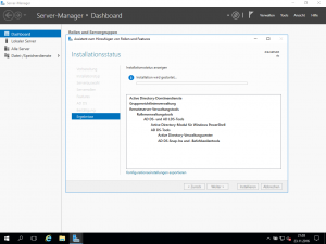Windows Server 2016 - Installation wird gestartet