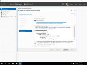 Windows Server 2016 - Server zum Domänencontroller heraufstufen