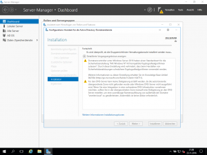Windows Server 2016 - Installation AD