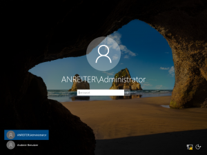 Windows Server 2016 - Anmelden
