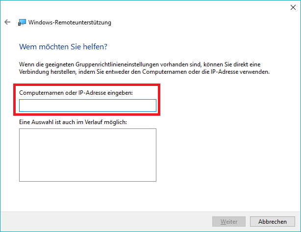 Wem möchten sie helfen?