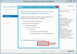 Windows Server 2016 Domaincontroller herunterstufen