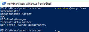 Windows Server - FSMO-Rollen