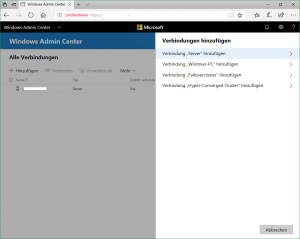 Windows Admin Center