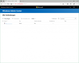 Windows Admin Center