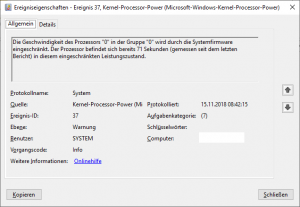 Hyper-V: Probleme bei hoher CPU-Last