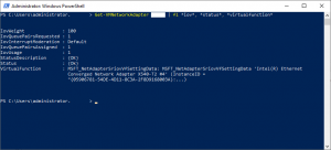 SR-IOV Status OK