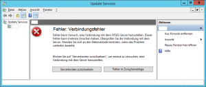 WSUS Verbindungsfehler