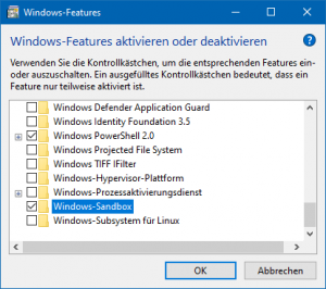 Windows Features