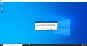 Windows Sandbox beenden - Warnung vor Datenverlust