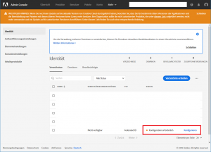 Adobe Federated ID konfigurieren