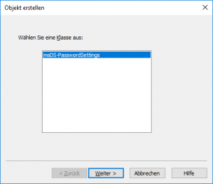 ADSI-Editor: Kennwortrichtlinie erstellen