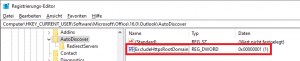 Outlook: ExcludeHttpsRootDomain