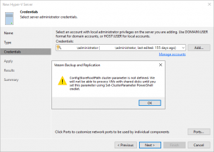 ConfigStoreRootPath cluster parameter is not defined...