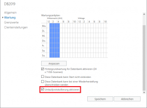 Exchange Server 2019: Umlaufprotokollierung aktivieren