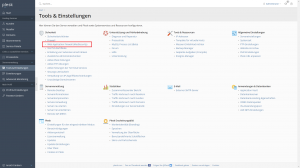 Plesk: Tools & Einstellungen - Web Application Firewall (ModSecurity)