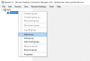 Add server...